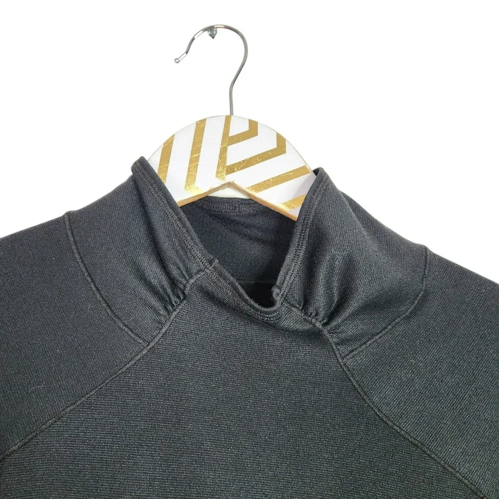 PATAGONIA Capilene 3 Midweight Shirt Mens Medium Black ock Neck Base Layer